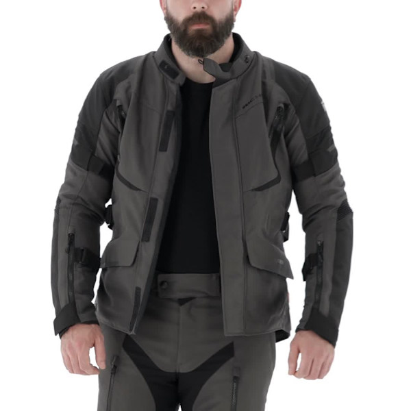 Richa Cyclone 2 Gore-Tex Textile Jacket - Grey / Black - FREE UK